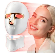 Red Light Therapy Mask for Face,Cordless 120 LED Face Mask and Neck Light   
