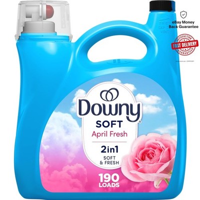 April Fresh Liquid Fabric Softener - 190 Loads, Septic Safe Softening Formula