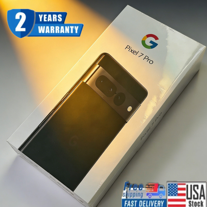 New sealed Google Pixel 7 Pro 5G-6.7"-128-512GB Factory Unlocked GSM+CDMA