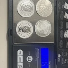 Lot 4 - 1/4 oz 999 Fine Silver A Total of 1 oz Silver Rounds