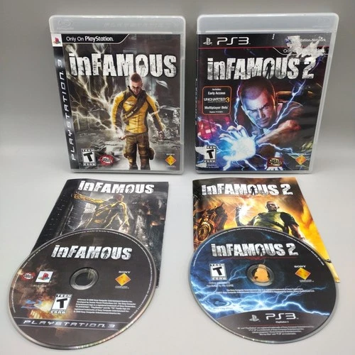New ListingPS3 inFamous Bundle: 1 & 2 (Sony PlayStation 3) PS3 Complete Manual Tested CIB
