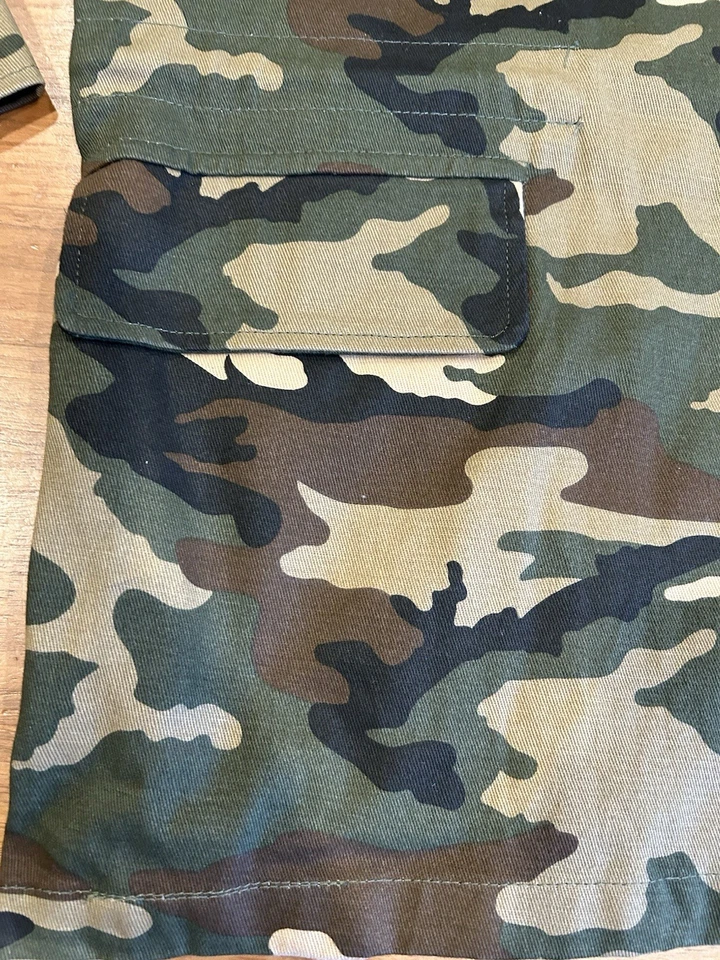 Chaqueta Camuflada Informal Haoduoyi Para Mujer XXL Manga Larga Cremallera a Presión Foto 3 de 4