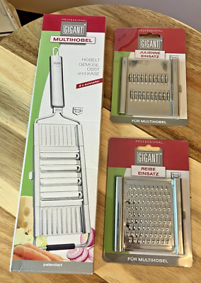 Novabest Giant Multi Slicer with 2 Additional Inserts Stainless Steel Germany