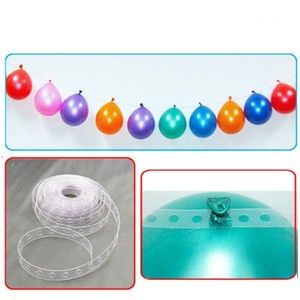Balloon Decoration Strip Connect Chain Plastic Diy Tape Wedding