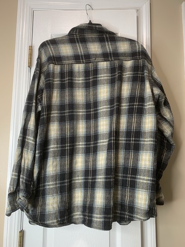 Camisa CE Schmidt Workwear Shacket XL gris a cuadros con botones 100 % algodón - Imagen 2 de 5