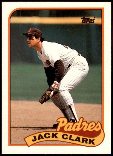 Jack Clark #20T 1989 Topps Traded card