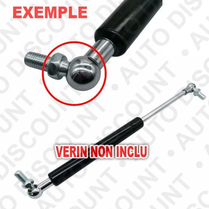 2 support pour amortisseur a gaz hydraulique verin de coffre hayon capot moteur - Photo 4/4