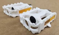 PRO+ Bicycle M.T.B Pedals 861 1/2" BMX Mountain Bike Beach Cruiser WHITE