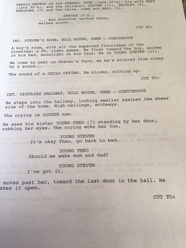 The Haunting of Hill House TV Drehbuch Pilot "Steven sieht einen Geist" Timothy Hutton  - Bild 3 von 4