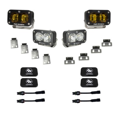 Baja Designs S2 SAE/S2 Sport LED Fog Light Kit For 2021-2023 Ford Raptor/Bronco