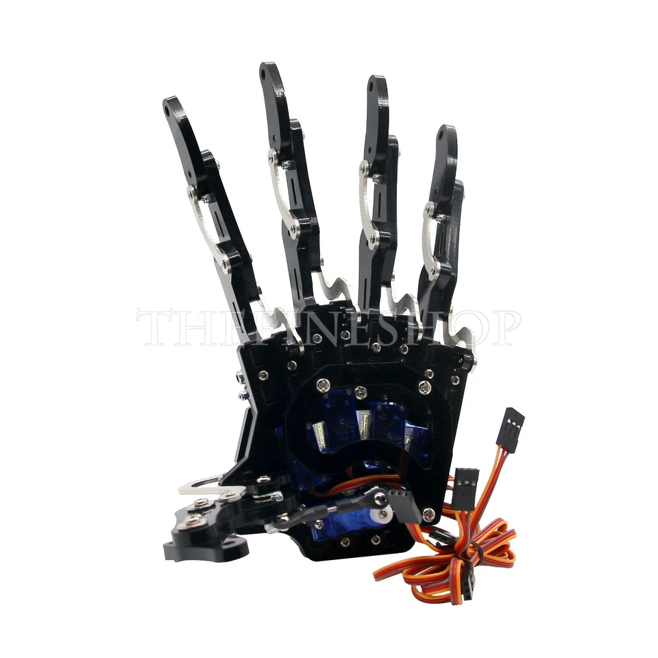 Mechanical Claw Clamper Gripper Arm Left Hand Five Fingers With Servos For Robot - Image 4 of 4