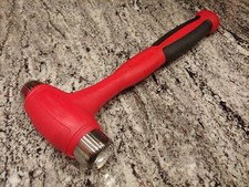 Snapon Tools 24 Oz Ball Peen Soft Grip Dead Blow Hammer Red
