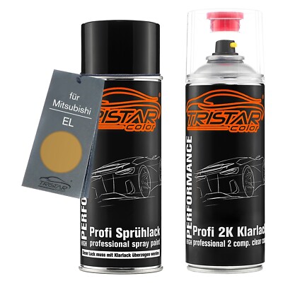 Autolack 2K Spraydosen für Mitsubishi EL Gold Rush Metallic Adrenaline Metallic