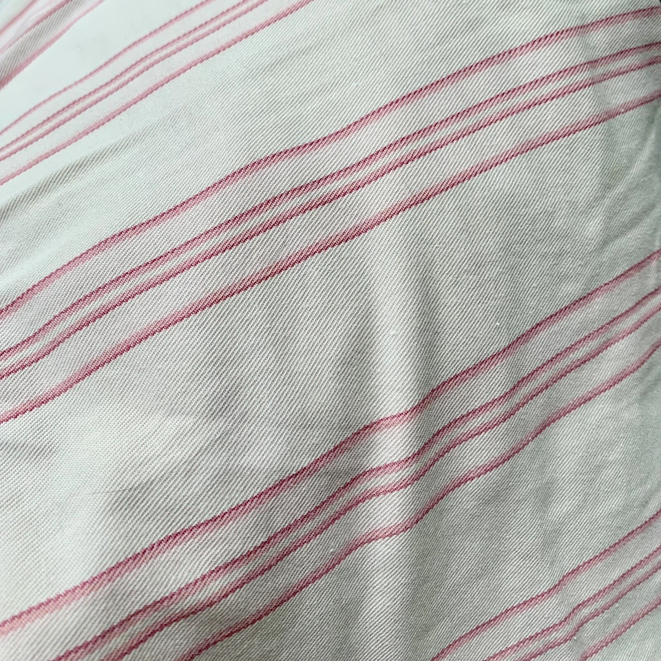 2 fundas de almohada lumbar Nautica Costal 18” x 34” rosa y crema con lazos Foto 4 de 4