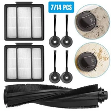 7/14PCS Vacuum Replacement Part Brush Filter Kit for Shark ION Robot S87-RV750_N