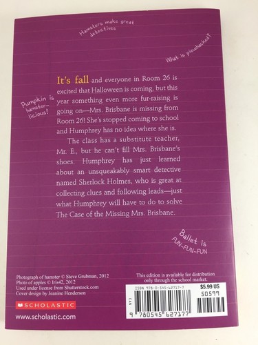 MYSTERIES ACCORDING TO HUMPHREY BY BETTY G. BIRNEY BRAND NEW CHAPTER BOOK - Imagen 2 de 2