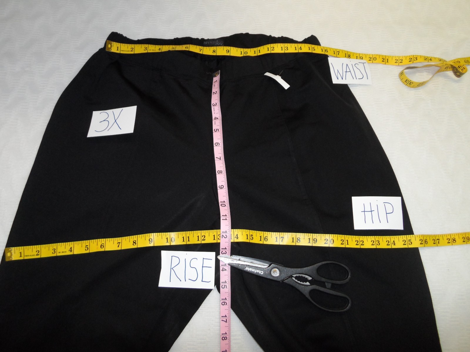 Mynt 1792 Seam & Zip Detail Coated Leggings (Plus Size) Black size 3X-NWOT $128