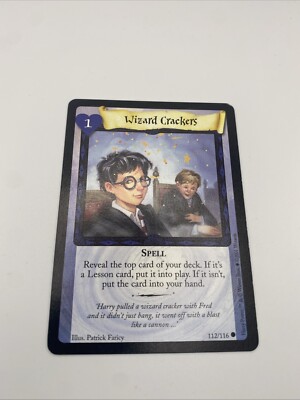 Wizard Crackers 112/116 Harry Potter Trading Card 