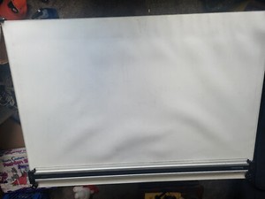 Adjustable Height Table Top Drafting Table with Slide Ruler and Rubber Matte 