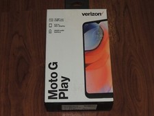 New - Verizon PREPAID Moto G Play 2021 6.5" 32GB Memory MISTY BLUE MOTXT20932PP