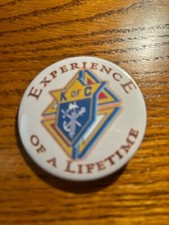 Knights of Columbus Experience of a Lifetime pin