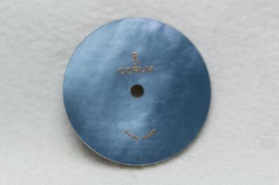 NOS Corum Ladies Blue Mother of Pearl Wristwatch Dial - 17mm