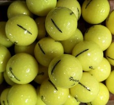 50 TaylorMade SpeedSoft Yellow Golf Balls Used 5A/4A Excellent Condition