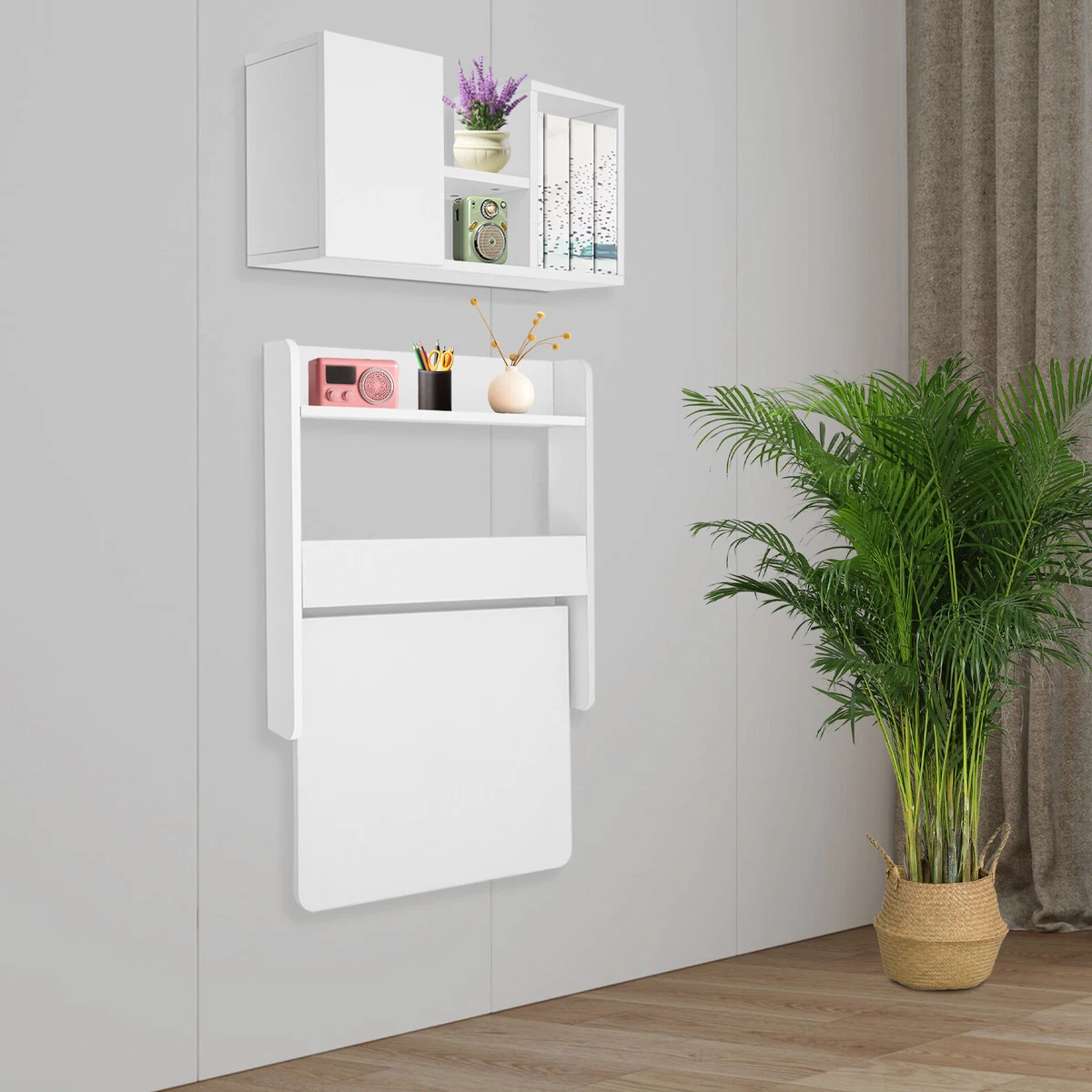 Escritorio Blanco: Mesa De Estudio Práctica Y Con Estilo