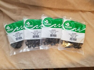100 of Antelco 360 Degree Adjustable Vari-Rotor Spray Black .06'' #20205 NEW!
