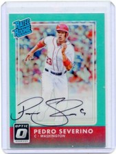 2016 DONRUSS OPTIC #175 PEDRO SEVERINO AUTOGRAPH 