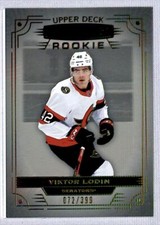 Viktor Lodin 2022-23 UD Stature Rookie /399 #193 Ottawa Senators