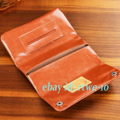 Rolling Tobacco Pouch Made From Leftover Leather Pieces With Little Paper  Holder