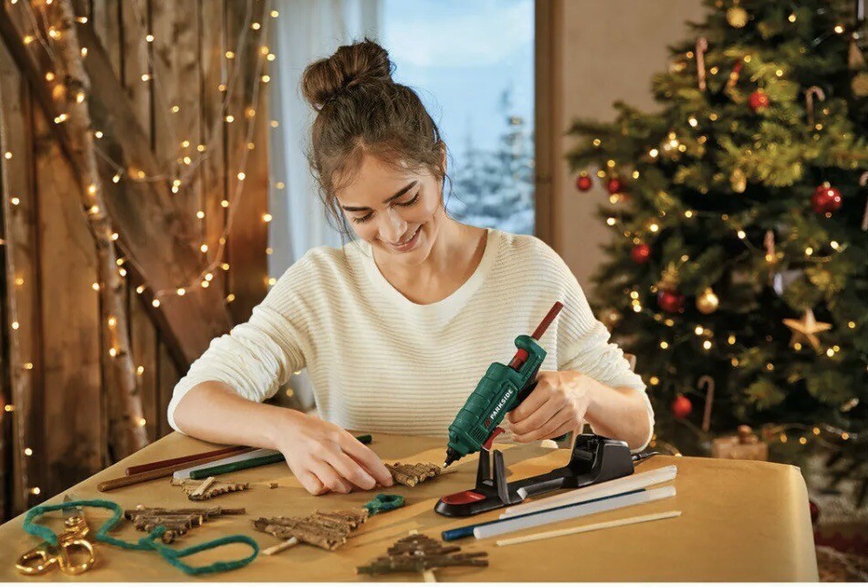 Parkside Hot Glue Gun Sticks Cordless Corded with Stand Wireless