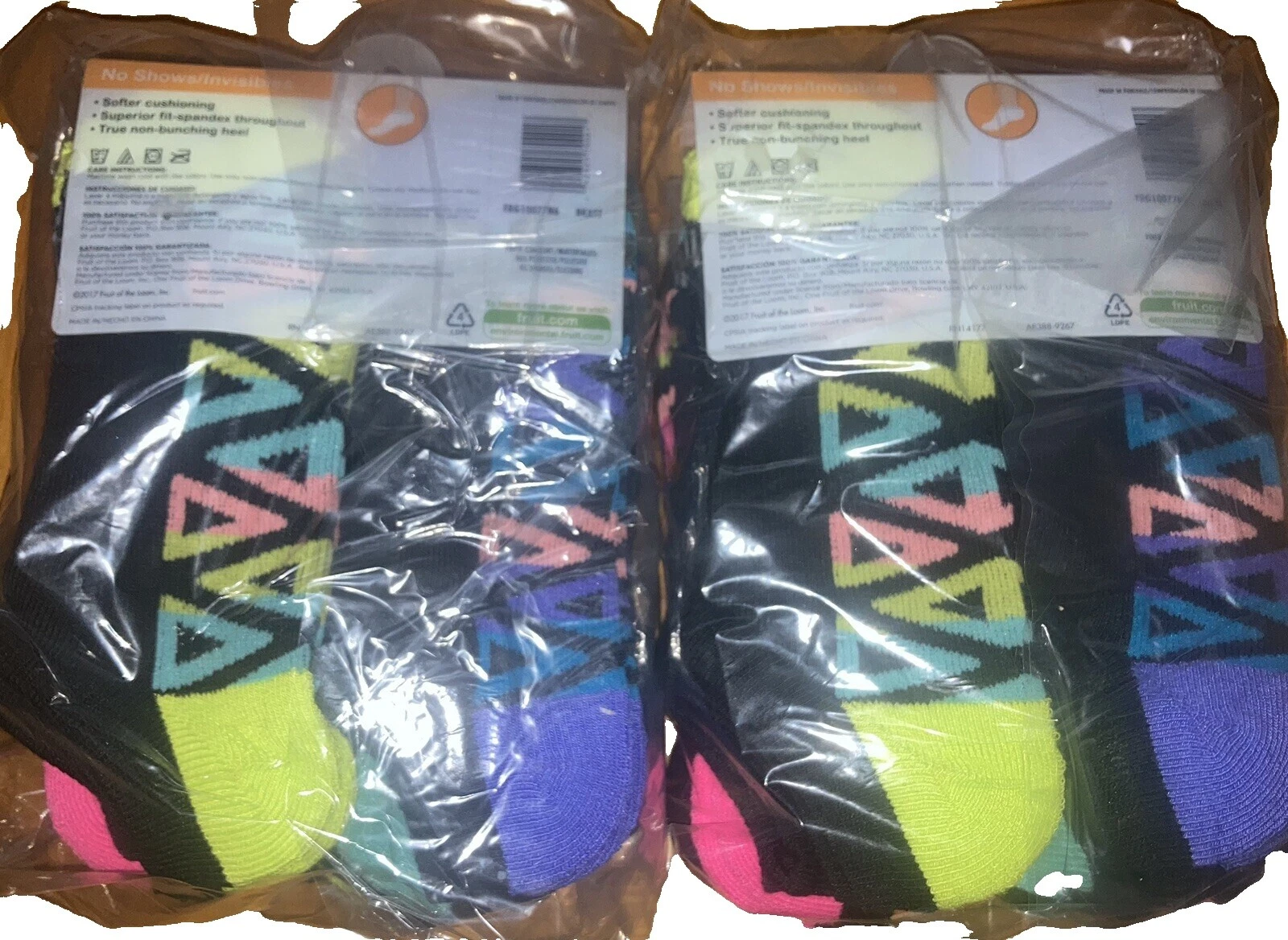 Calcetines de Tobillo Fruit of the Loom y Medias para Niñas