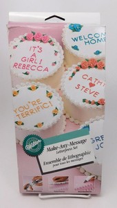 61 pc set wilton make any message letterpress set 2104 10