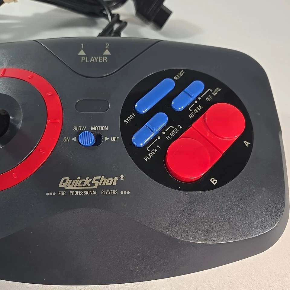 Quickshot NES Nintendo 2 Player, Joystick Controller, QS-128N UnTested - Image 3 of 4