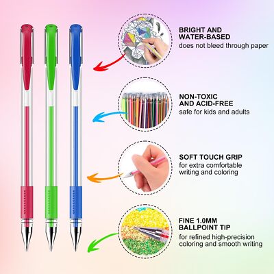 colored pencils best gel pens for coloring books