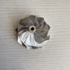 K04 48.35/60.00mm 9+0 Blades Point milling turbo billet compressor wheel