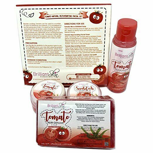 Brilliant Skin Tomato Natural Rejuvenating Facial Set For Sale Online Ebay