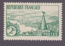 France 299 Mint OG 1935 2fr Breton River Scene Issue VF-XF