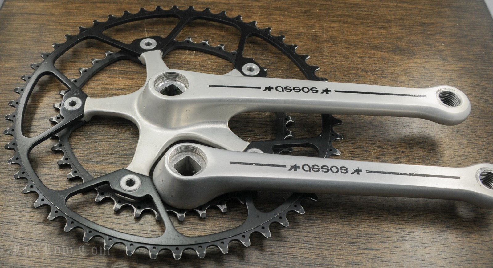Vintage ASSOS RoadBike CRANKS 172.5mm 53t 39t Chainrings 130BCD ...