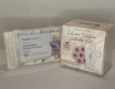 Lot Nuliie Pre-Sterilized Colostrum Collector Pack Tray  Storage Containers Kit