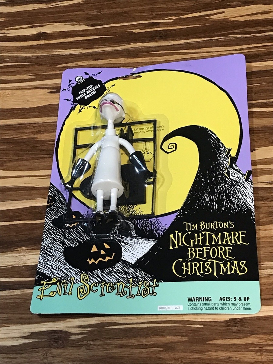 Tim Burton's Nightmare Before Christmas Evil Scientist Toy 1993