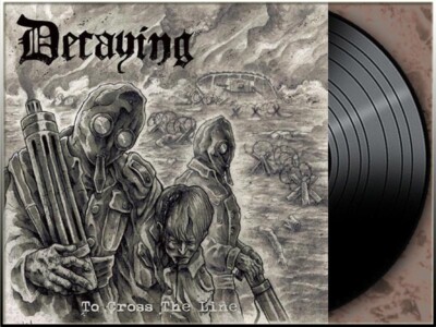 DECAYING - To Cross The Line LP (BLACK Vinyl),12'' NEW, Old School Death Metal