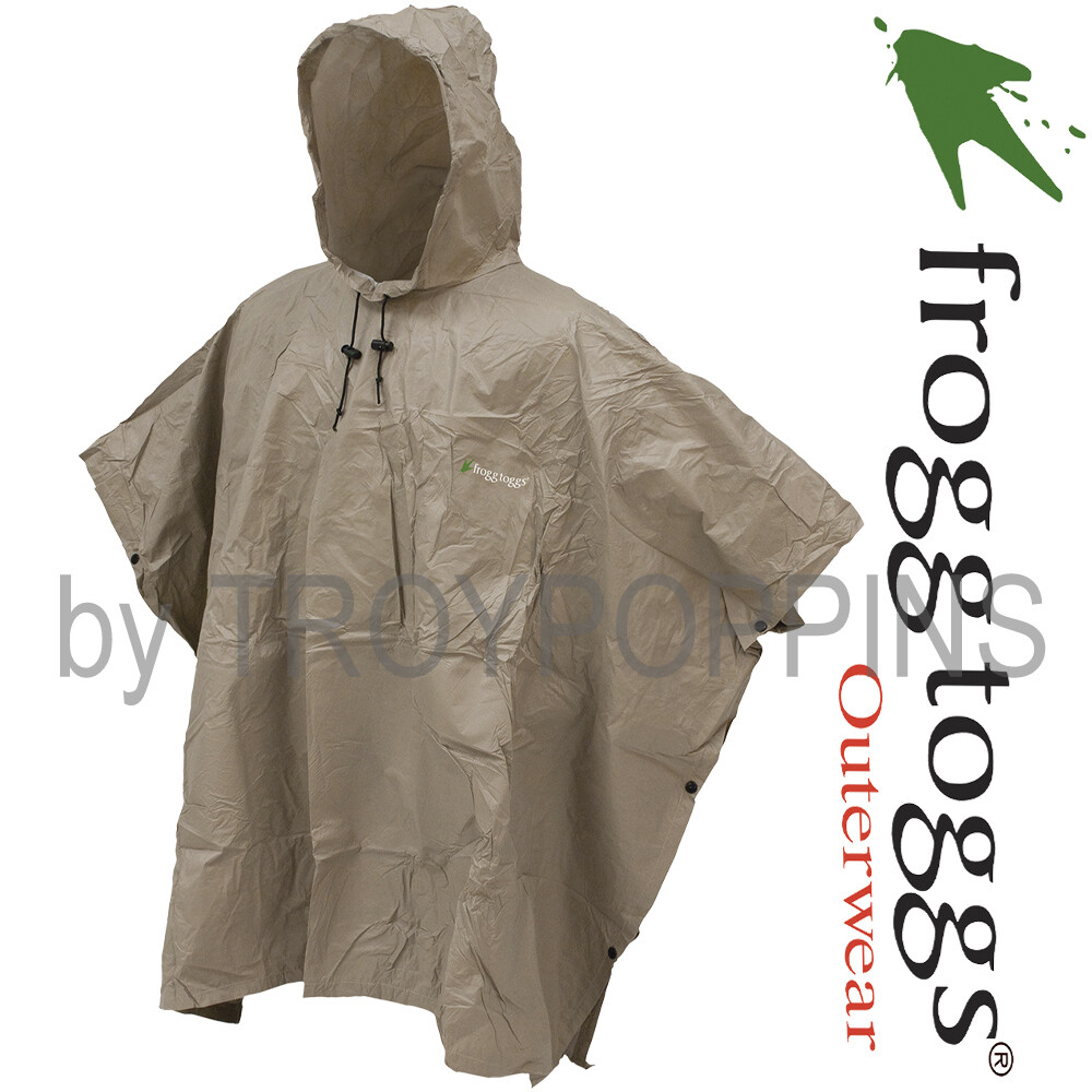 FROGG TOGGS RAIN GEAR-FTP1714-PONCHO-EMERGENCY OUTERWEAR SPORTS