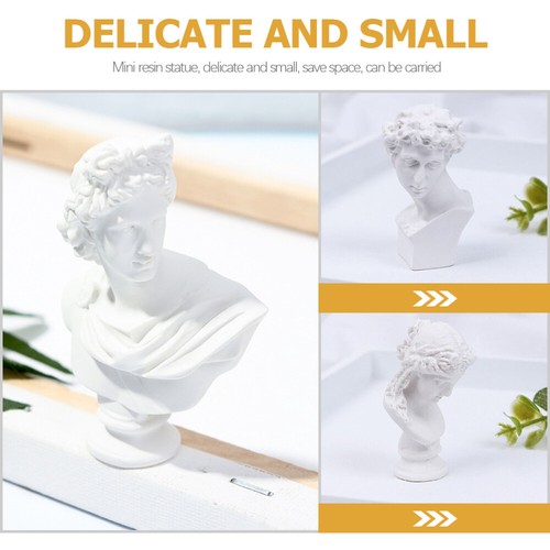 4PCS Skulptur Statue Griechischen Statuen Und Skulpturen Büste Statue - Bild 8 von 12