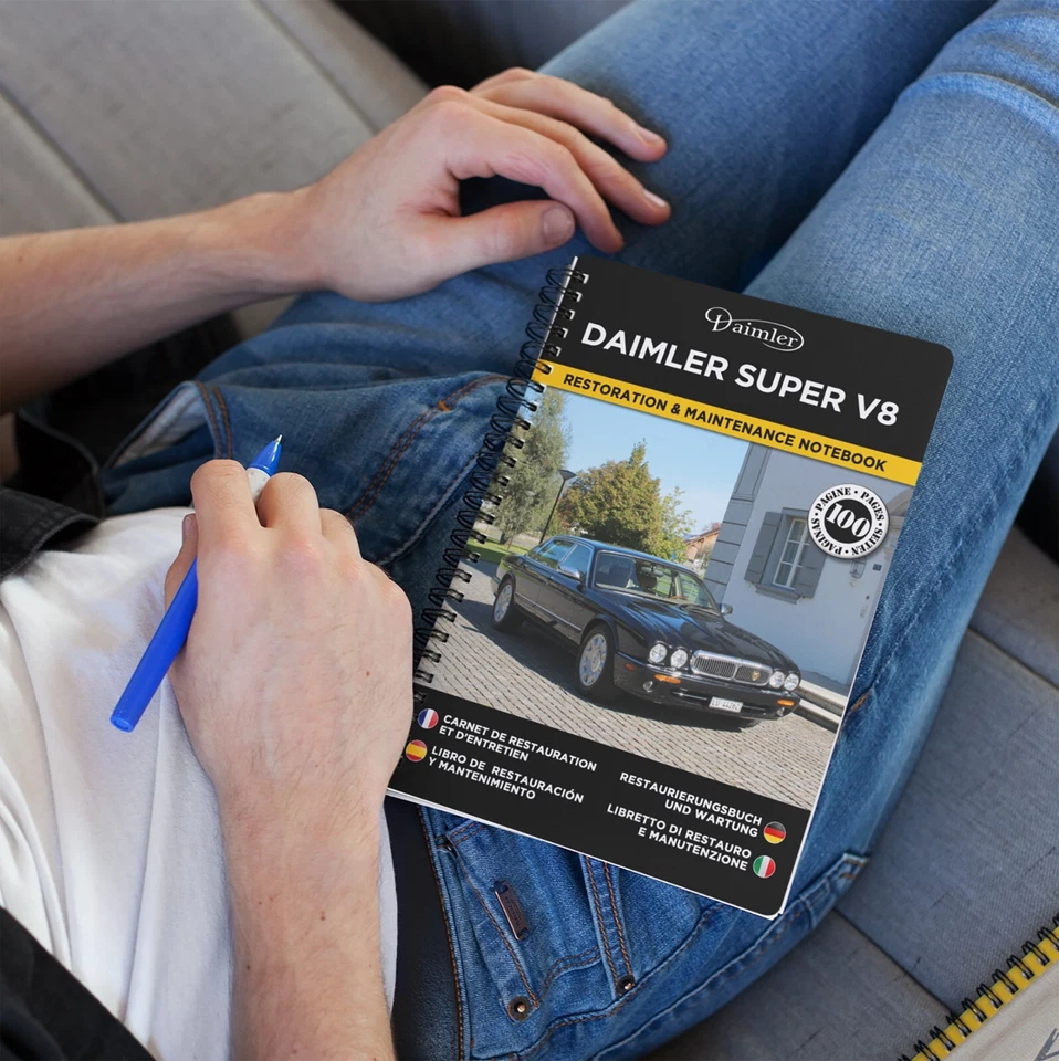 DAIMLER SUPER V8 : Libretto Di Restauro E Manutenzione - CONSEGNA GRATUITA - Immagine 2 di 4