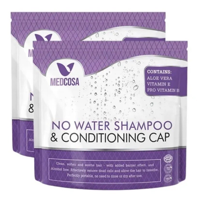 No Rinse Shampoo Conditioning Cap Hair Wash Caps 5 Pack Medosa Sealed exp 12/24 eBay