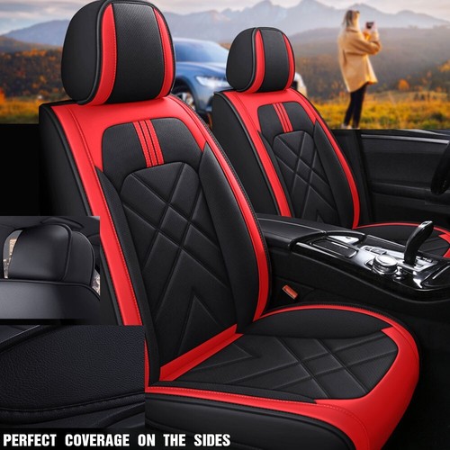 For Chevrolet Auto Car Seat Cover Full Set Leather 5-Seat Front Rear Protector. - Picture 83 of 129