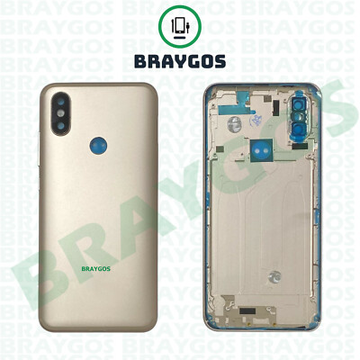 Hintere Batterieabdeckung Für Xiaomi Mi A2 / Mi 6X Mit Tasten & Kameralinse Gold